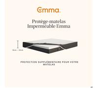 Protège-matelas Imperméable Emma 180 X 200