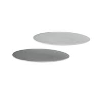 Assiette EMMA 22 cm, set de 2 pc, gris, grès, Stelton