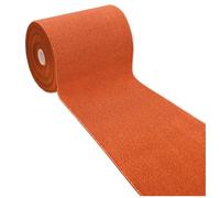 emmevi modèle Alexa Tapis de cuisine tissé plat couleur unie antidérapant multi-usage pour couloir, salle de bain 57x180 cm Arancione