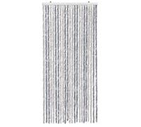 emmevi Rideau chenille pour porte protège-soleil anti-mouches lavable, réglable, modèle rideau_chenille (7) 100 x 220 cm