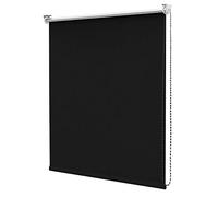 emmevi Rideau Occultant, Store Enrouleur, Voilage Fenetre, 80X180, Noir | pour Portes et Fenêtres, Maison et Bureau, Facile à Installer, Protège du Soleil, Améliore l’Intimité