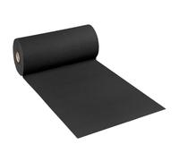 EmmeVi Tapis de Moquette au Mètre H100 Cm Intérieur Extérieur Passerelle Magasin Église Cérémonie Défilé Noir