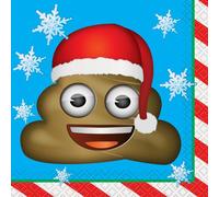 EMOJI XMAS serviettes 25x25 cm 16 pcs.