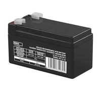 EMOS - Batterie au plomb sans entretien - 12V 1,3Ah - Batterie AGM - Connexion Faston 4,7mm - Pour les systèmes de détection de danger, d'incendie, les appareils UPS - 97x45x53 mm