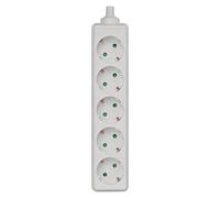 EMOS Bloc multiprise 5 voies SCHUKO sans câble, avec sécurité enfant, pour usage intérieur, bloc multiprise de rechange sans interrupteur