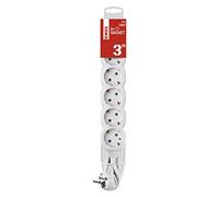 EMOS - Bloc multiprise 6 Prises 3 m - 6 Prises Schuko orientées à 45° - 250 V, 16 A, 3680 W - Isolation PVC de qualité supérieure - H05VV-F3G 1,5 mm² - Protection renforcée Contre Les Contacts - IP20