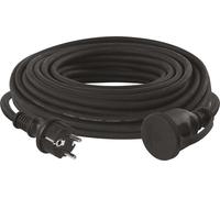 EMOS Câble de rallonge pour l'extérieur 25 m / 1 prise / noir / caoutchouc-néoprène / 230 V / 2,5 mm2, P01725R