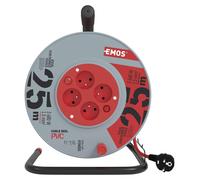 Câble d'extension sur tambour H05VV-F3G 1,5mm2 4x230V 25 m