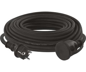 EMOS Câble d'extension pour l'extérieur - connecteur, 20m, 1 prise, caoutchouc-néoprène, 230V, 1.5mm2 P01720