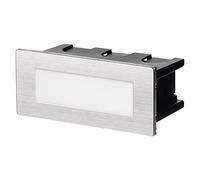 EMOS Éclairage d'escalier LED pour extérieur - Blanc neutre (4000 K) - Éclairage de marche de nuit 1,5 W 220 à 240 V - Dimensions (trou de montage 113 x 43 x 65 mm) - 12,3 x 5,3 x 6,1 cm
