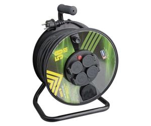EMOS Emos 1908245003 rallonge électrique 50 m 4 prise(s) CA Extérieur Noir