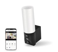 EMOS GoSmart Caméra de Surveillance d'extérieur avec WiFi et Application + Lampe LED 1200 LM Caméra IP rotative 3 MP avec lumière Compatible avec Alexa, Google Assistant, sans piège ABO, Noir