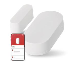EMOS GoSmart Capteur de Porte magnétique sans Fil Zigbee avec Application IP20 pour intérieur avec Ruban adhésif et Batterie