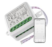 EMOS GoSmart - Module d'interrupteur de volet roulant Smart Home avec application - ZigBee - Pour double interrupteur - Interrupteur de relais encastré pour commande de volet roulant, commande vocale