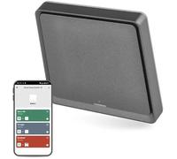 EMOS GoSmart Smart Home Interrupteur de scène Portable avec Affichage LED et Application - Fonctionne avec Piles - 1 Bouton, 3 scènes - Contrôle Un Nombre illimité d'appareils intelligents ou de