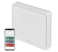 EMOS GoSmart ZigBee Interrupteur de scène Portable Smart Home avec Affichage LED et Application - Fonctionne avec Piles - 1 Bouton, 3 scènes - Contrôle Un Nombre illimité d'appareils intelligents ou