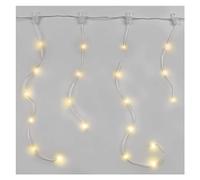 EMOS Guirlande lumineuse à LED, 100 LED, 7,2 m de long + câble d'alimentation de 5 m, 8 modes d'éclairage pour les fêtes, Noël, IP44, pour l'intérieur et l'extérieur, blanc chaud