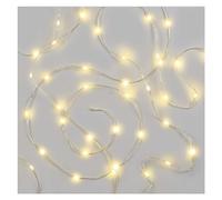 EMOS Guirlande lumineuse LED, 160 LED, 16 m de long + câble d'alimentation de 5 m avec bloc d'alimentation, minuterie 6/18 h, pour fêtes, Noël, blanc chaud, IP44, pour l'intérieur et l'extérieur