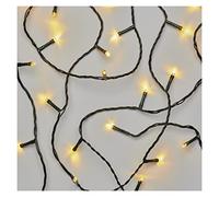 EMOS Guirlande lumineuse LED blanc chaud pour l'intérieur et l'extérieur, guirlande lumineuse de Noël IP44 de 8 m avec 80 LED + câble d'alimentation de 5 m et bloc d'alimentation, fonction minuterie