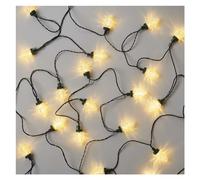 EMOS Guirlande lumineuse LED de style rétro, 9,8 m + 5 m de câble, 50 LED, 8 modes d'éclairage, bloc d'alimentation, IP44, pour l'intérieur et l'extérieur, blanc chaud