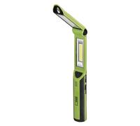 EMOS - Lampe de travail LED rechargeable pliable avec batterie externe - 670 lm, max. 40 m - 3 modes d'éclairage - 10 heures - câble USB - pour les amateurs et l'extérieur - vert/noir