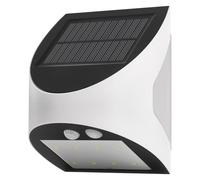 EMOS - Lampe solaire Lumi LED pour l'extérieur avec détecteur de mouvement - Applique murale solaire pour maison/jardin avec lumière ambiante - Portée du capteur 5 m/120° - 2 modes d'éclairage