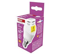 EMOS Mini ampoule LED globe 6,5 W remplace une ampoule à incandescence de 60 W, petite ampoule avec culot E14, luminosité 806 lm, blanc neutre 4000 K, durée de vie 30 000 h, IRC min. 80, angle