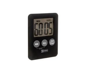 EMOS Minuteur de Cuisine numérique avec Alarme et Aimant Noir 7 × 55 × 70 mm
