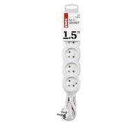 EMOS Coupe-circuit externe P0511 – 5 sorties 3 pôles – CA 250 V – cordon 1,5 m blanc