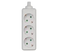 EMOS P0320 Multiprise 3 voies SCHUKO sans câble, avec protection pour enfants, pour intérieur, multiprise de rechange sans interrupteur