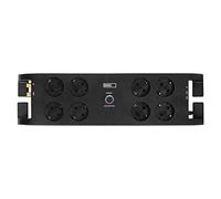 EMOS bloc de 8 prises avec protection contre les surtensions, câble de 3m avec interrupteur et affichage LED, 1800 J, courant de fuite 15000 A, P54252