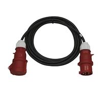 EMOS PM1102 Câble d'extension CEE 10 m 5 Broches 5 Broches 5 x 32 A/400 V/22 000 W 4 mm2 Câble en Caoutchouc étanche IP44 Noir 22000 W 400 V