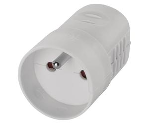 EMOS prise sans câble, boîtier plastique, intérieur, 250 V 16 A 3680 W, | protection accrue, blanc