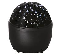 EMOS Projecteur LED étoiles, projecteur mural et plafond, alimenté par USB ou piles (3 x AA), durée de vie 10000 heures, IP20 pour l'intérieur, DCPW06, noir