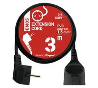 EMOS Rallonge 3 m 1 Prise 250 V PVC intérieur Noir