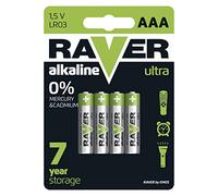 Emos Raver B7911 Lot de 4 piles alcalines LR03 AAA Micro