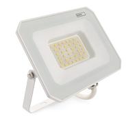 EMOS SIMPO Projecteur LED 30 W étanche IP65 pour pièces humides ou extérieures, super lumineux 3000 lm, blanc neutre 4000 K, durée de vie 15 000 heures, câble de raccordement de 15 cm, blanc