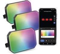 EMOS Smart Garden Spotlight 2in1, Starter Set of 3, WiFi, couleurs RGBIC+CCT, dimmable, extensible, application mobile, étanche, ZIW184R