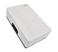 EMOS - Sonnette de porte à 2 fils avec double alimentation - Carillon de porte classique - Sonnette de porte blanche - 1 mélodie Ding-Dong, volume 85 dB - Avec fil, pour montage mural - Rectangulaire