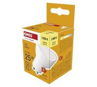 EMOS Spot LED MR16, 2,9 W remplace une ampoule halogène de 25 W, culot GU10, luminosité 250 lm, blanc chaud 3000 K, durée de vie 20 000 heures, IRC min. 80, angle d'éclairage 110°
