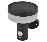 EMOS - TERION Applique murale solaire LED avec détecteur de mouvement pour la maison et le jardin - Éclairage solaire de jardin étanche avec capteur, luminosité 200lm, blanc chaud - Boîtier en acier