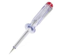 EMOS - Testeur de Tension et Tournevis 2 en 1 - Testeur de Tension avec Test de Phase, testeur de Volt, voltmètre AC/DC - 0 (200) - 250 V - Signalisation Optique - sans Piles - Transparent