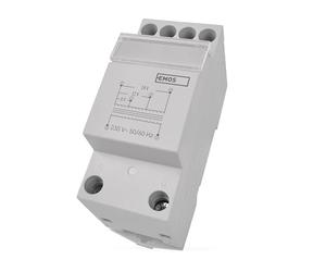 EMOS - Transformateur pour sonnette 2 fils - Transformateur universel 8V, 12V, 24V - Convertisseur de tension blanc compatible avec carillon de porte P57101, P57102 - Filaire, 0,3A (8W)