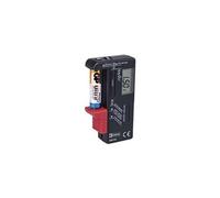 EMOS Testeur de batterie UNI D3 – piles AA, AAA, C, D, 9V, D3 – noir