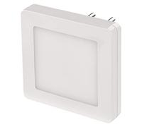 EMOS Veilleuse LED avec prise de courant avec capteur crépusculaire et interrupteur, luminosité réglable, lumière d'orientation pour chambre d'enfant, escalier, chambre à coucher, cuisine, blanc,