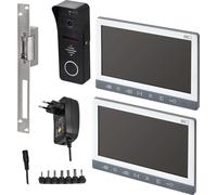 EMOS Videophone set EM-10AHD avec 2 moniteurs et el. serrure ouverte/fermée, H3010.5
