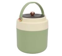 Emoshayoga Boîte à Lunch Thermique pour Repas à Emporter avec Pot Alimentaire Isotherme en Acier Inoxydable et Ustensiles Vert 21x13x15,5 Cm