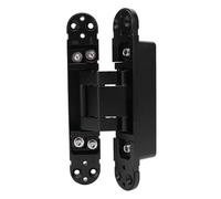 Emoshayoga Charnière de Porte Invisible Silencieuse en Alliage de Zinc 3D Réglable pour Portes en Bois capacité de 1 3/8 Pouces 88lb