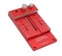 Emoshayoga Dispositif de Guidage D'angle D'affûtage de Couteaux avec Forte Adhérence pour des Lames Rapides et Incisives pour le Travail du Bois, Matériau en Alliage D'aluminium