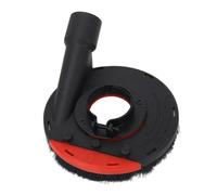 Emoshayoga Meuleuse D'angle de 4 Pouces, Carénage Anti-poussière, Filtration Efficace pour le Polissage du Béton avec 1 unité de Couvercle Anti-poussière (B-100H Rouge Noir)